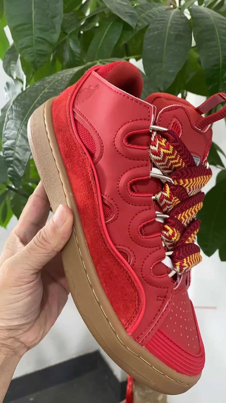 Lanvin Curb Sneakers — supplied view