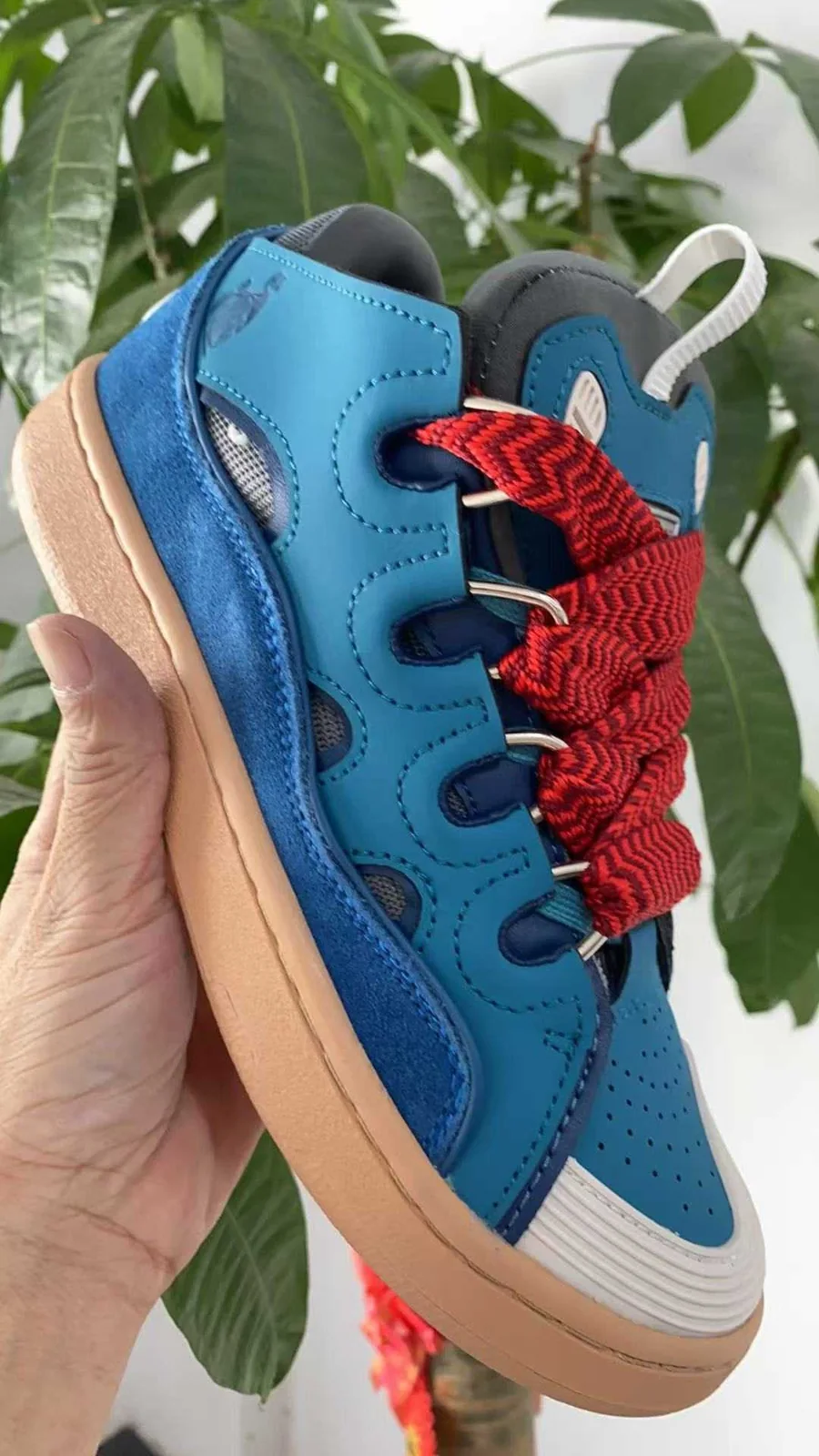 Lanvin Curb Sneakers — supplied view
