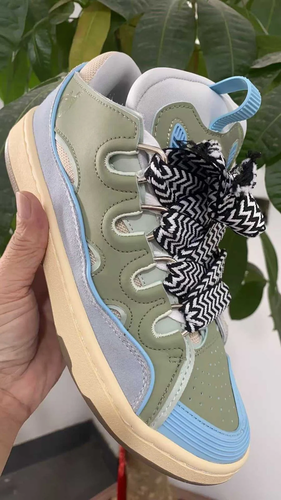 Lanvin Curb Sneakers — supplied view