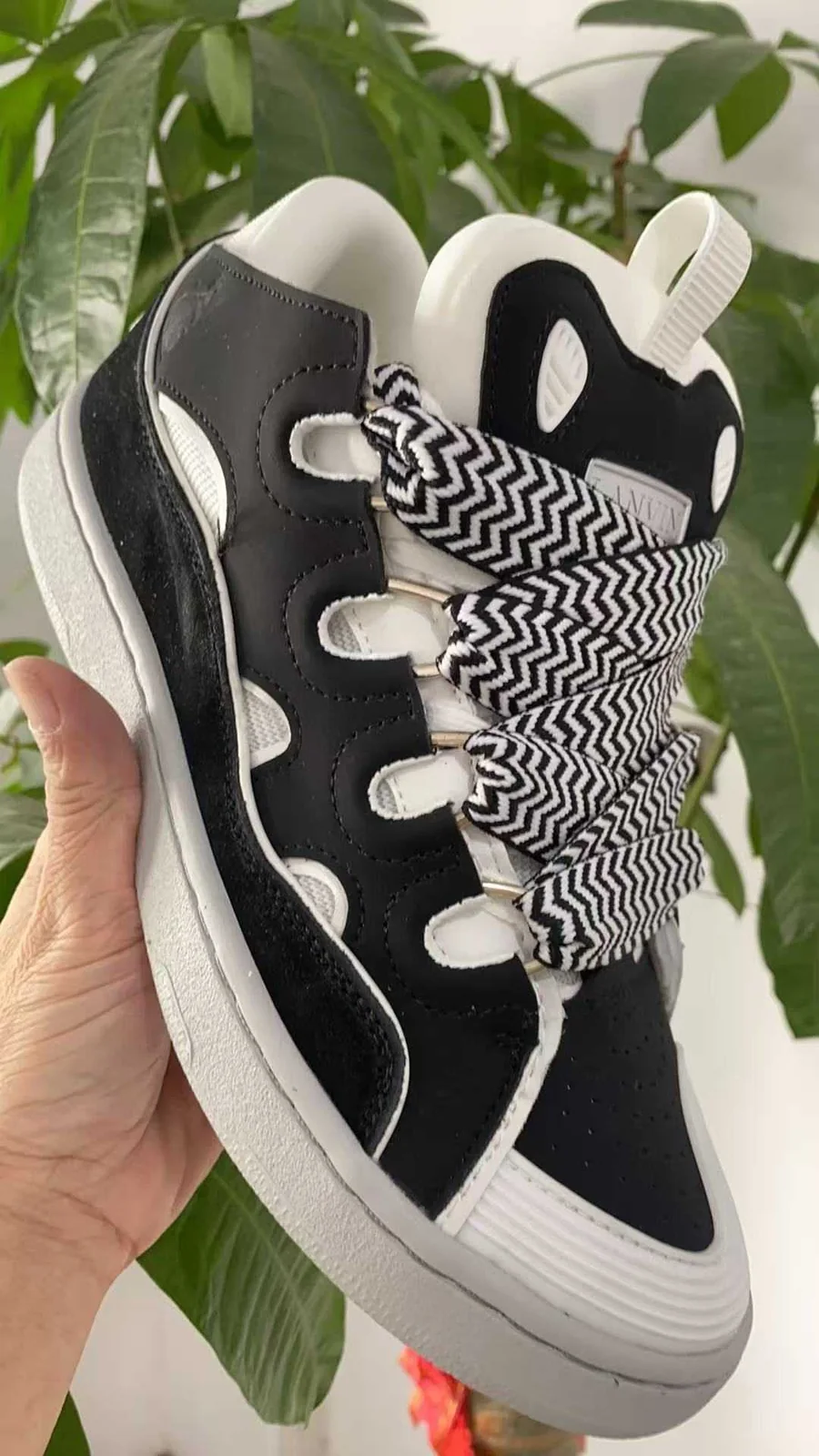 Lanvin Curb Sneakers — supplied view