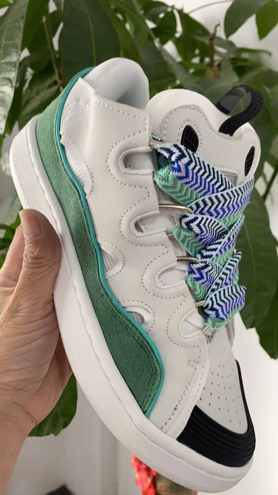 Lanvin Curb Sneakers — supplied view