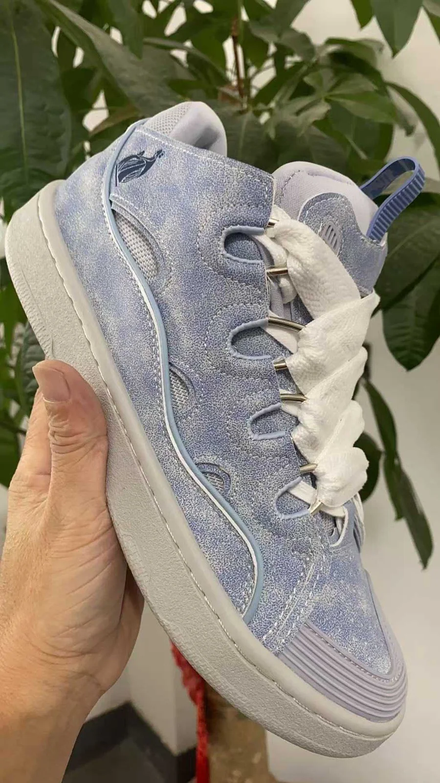 Lanvin Curb Sneakers — supplied view
