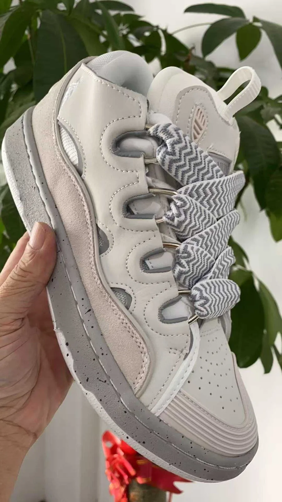 Lanvin Curb Sneakers — supplied view