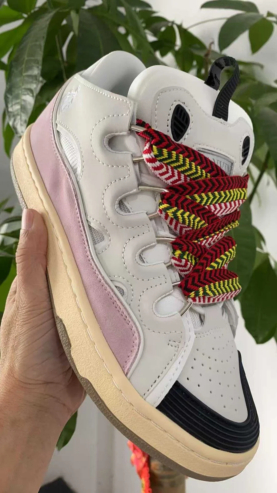 Lanvin Curb Sneakers — supplied view