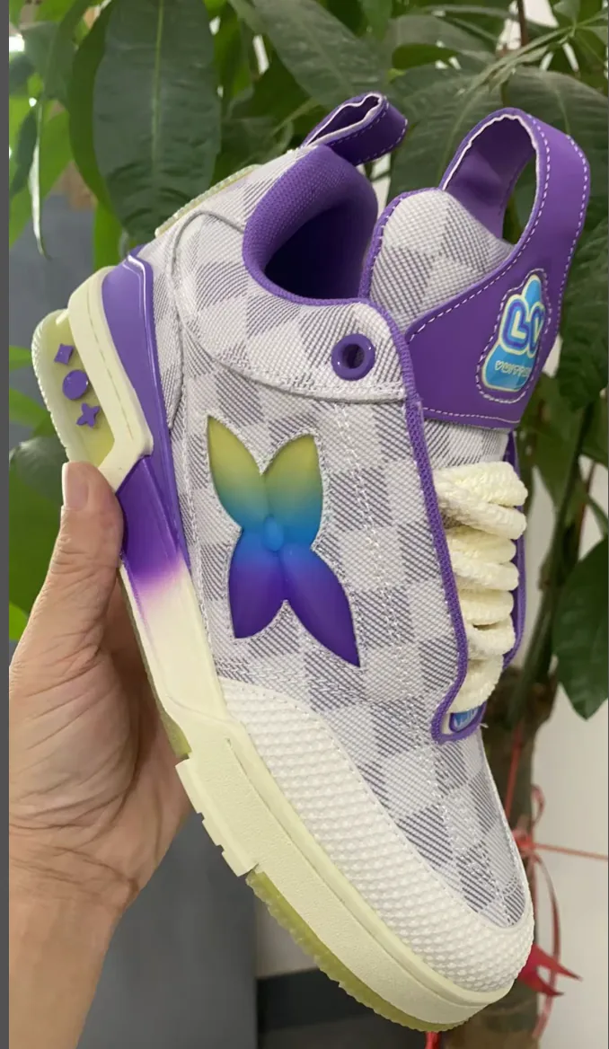 Louis Vuitton Bauhinia Floral Sneakers — supplied photograph 3