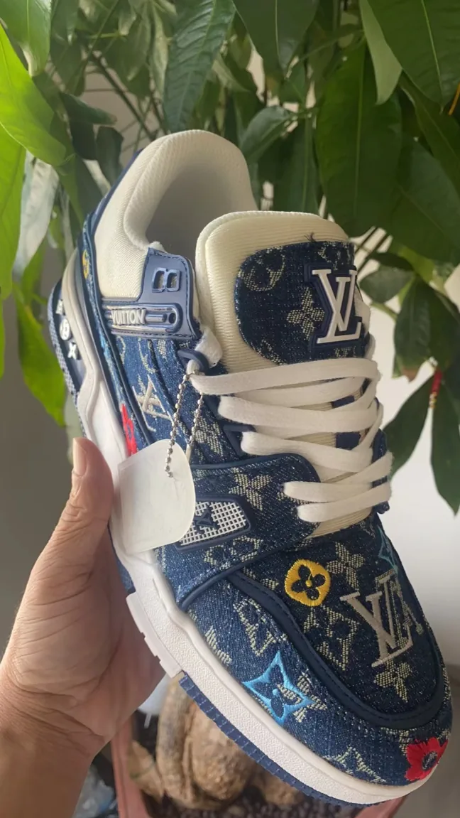 Louis Vuitton Embroidered Sneakers — supplied photograph 9