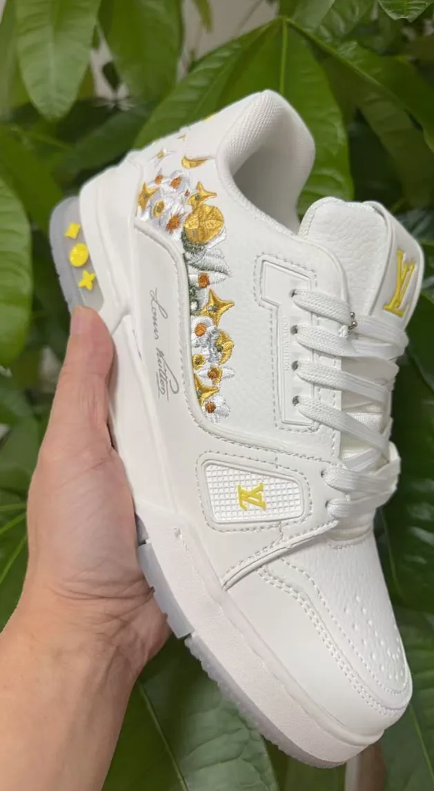 Louis Vuitton Embroidered Sneakers — supplied photograph 1