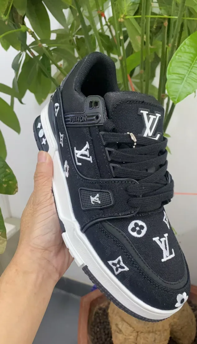Louis Vuitton Embroidered Sneakers — supplied photograph 6