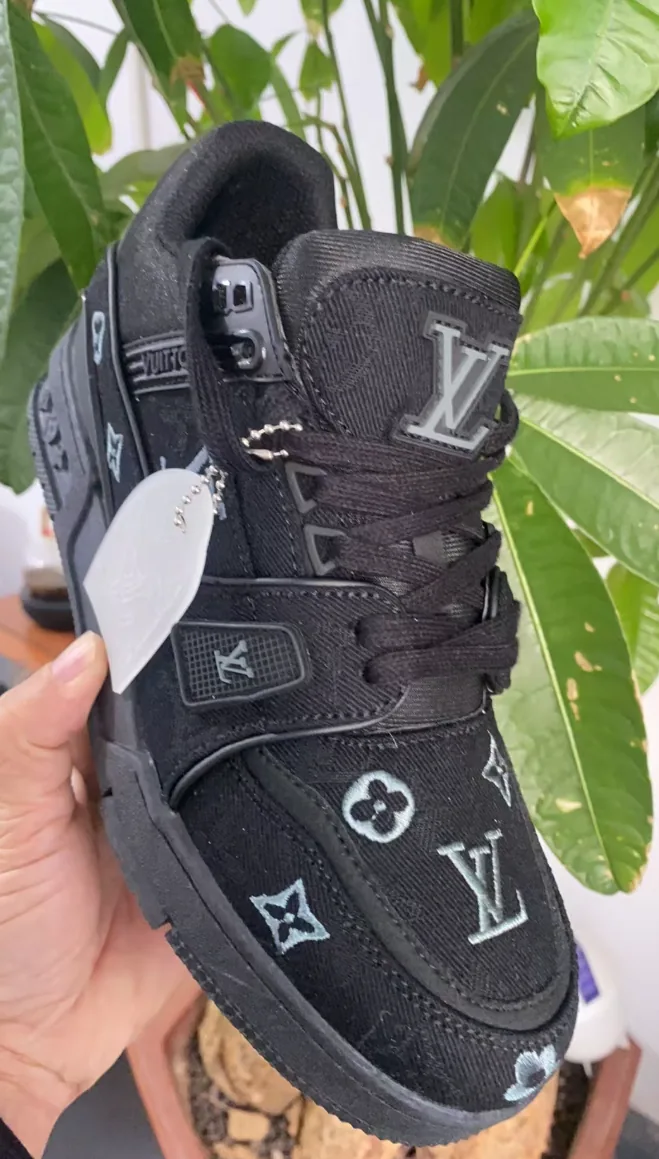 Louis Vuitton Embroidered Sneakers — supplied photograph 4