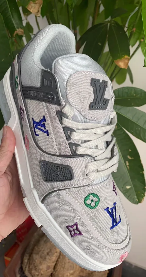 Louis Vuitton Embroidered Sneakers — supplied photograph 3