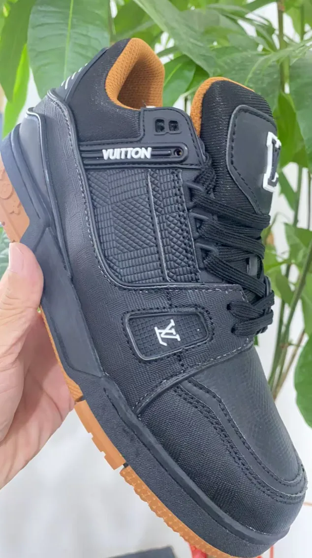 Louis Vuitton Frayed Distressed Sneakers — supplied photograph 4