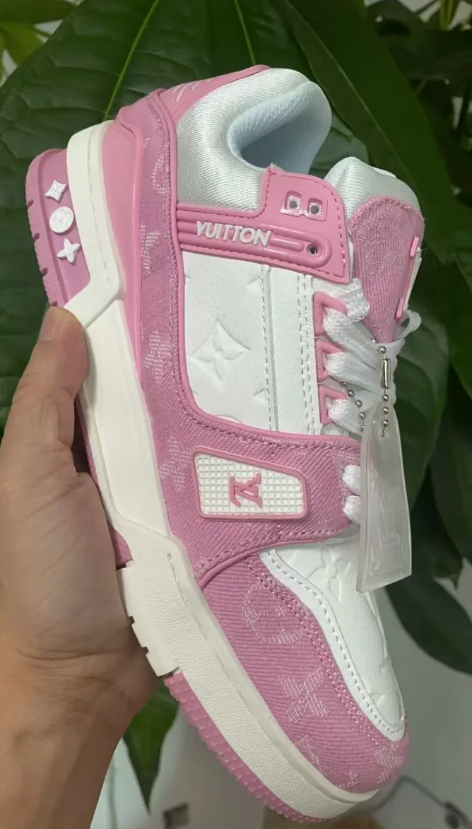 Louis Vuitton Frayed Distressed Sneakers — supplied photograph 3