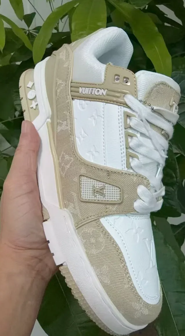 Louis Vuitton Frayed Distressed Sneakers — supplied photograph 1