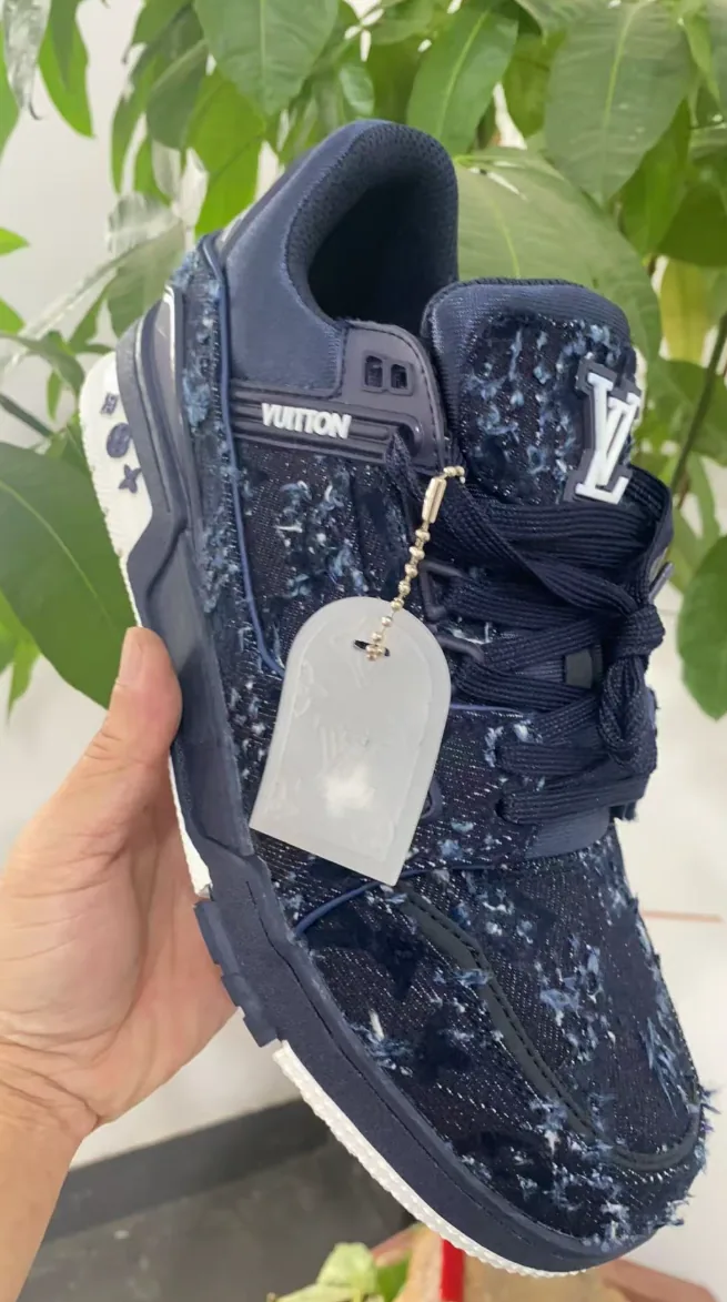 Louis Vuitton Frayed Distressed Sneakers — supplied photograph 7