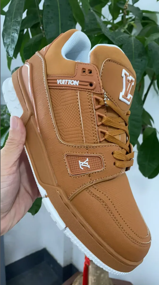 Louis Vuitton Frayed Distressed Sneakers — supplied photograph 5