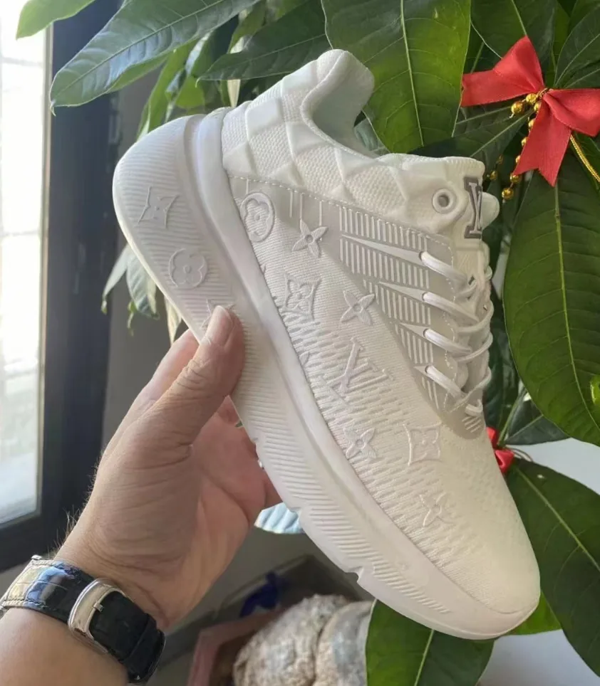 Louis Vuitton Jacquard Running Shoes — supplied photograph 4