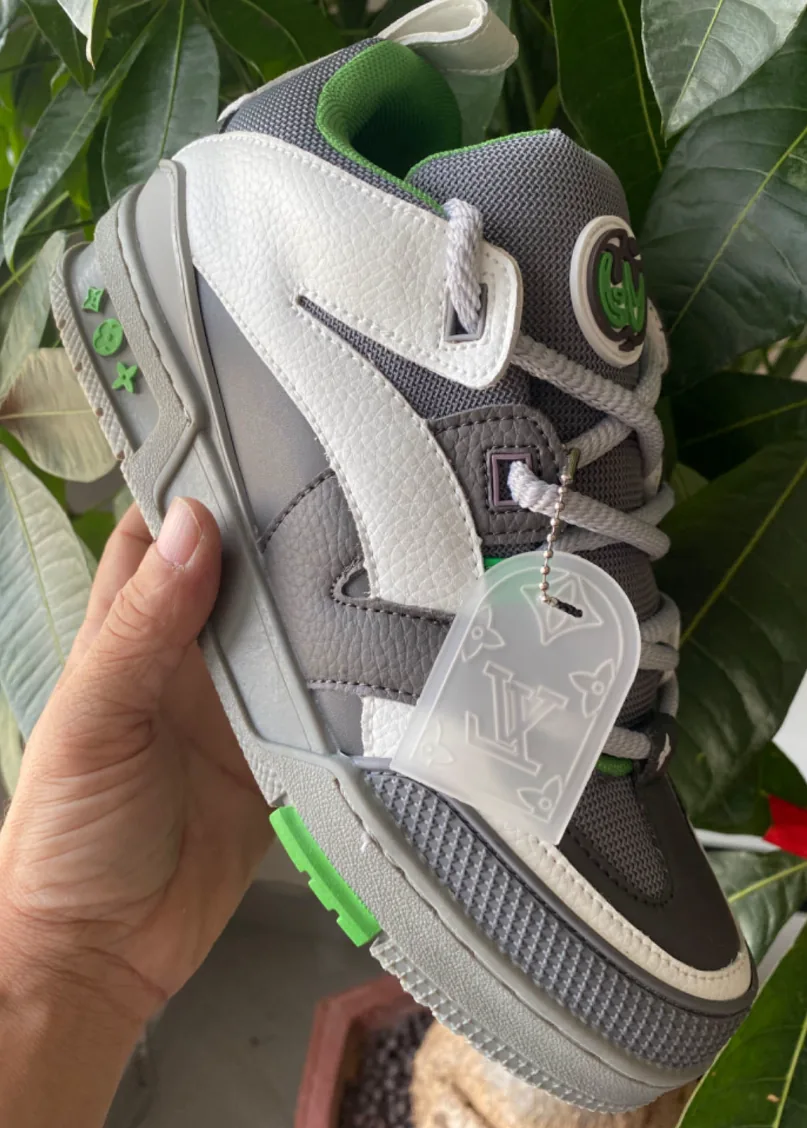 Louis Vuitton Round-Toe Sneakers — supplied photograph 6