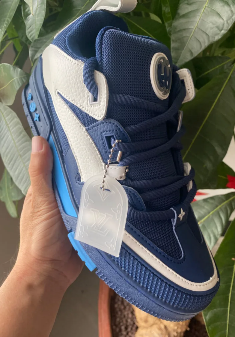 Louis Vuitton Round-Toe Sneakers — supplied photograph 4