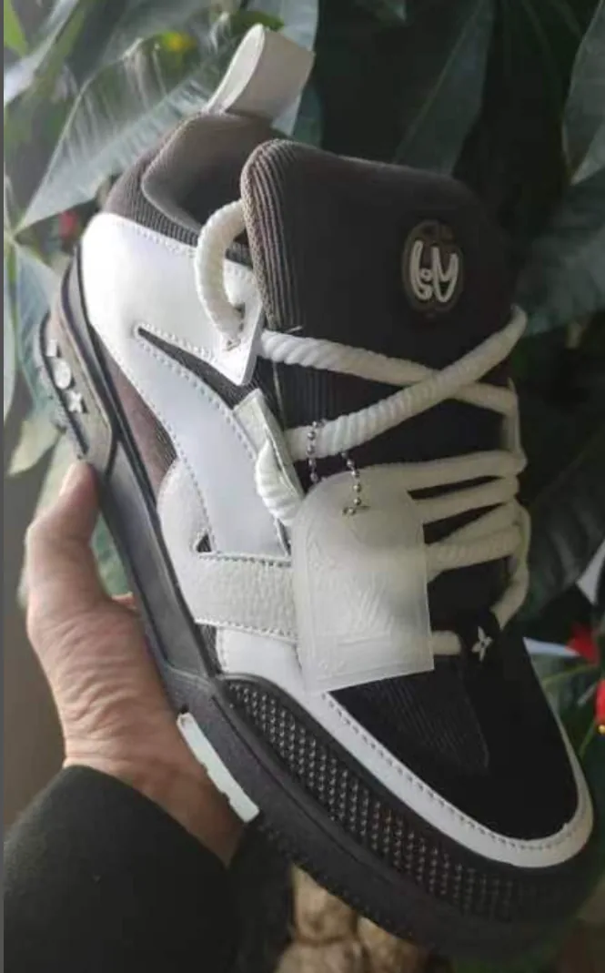 Louis Vuitton Round-Toe Sneakers — supplied photograph 1
