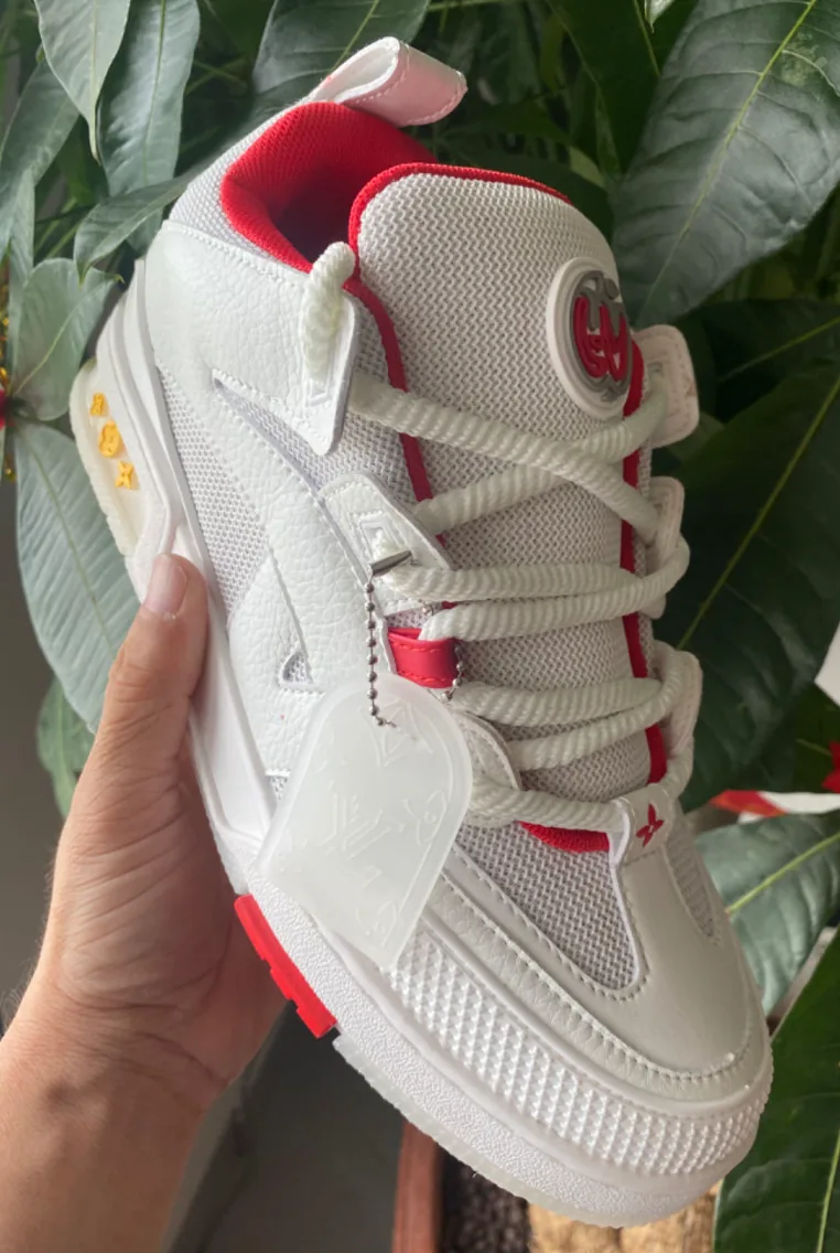 Louis Vuitton Round-Toe Sneakers — supplied photograph 3