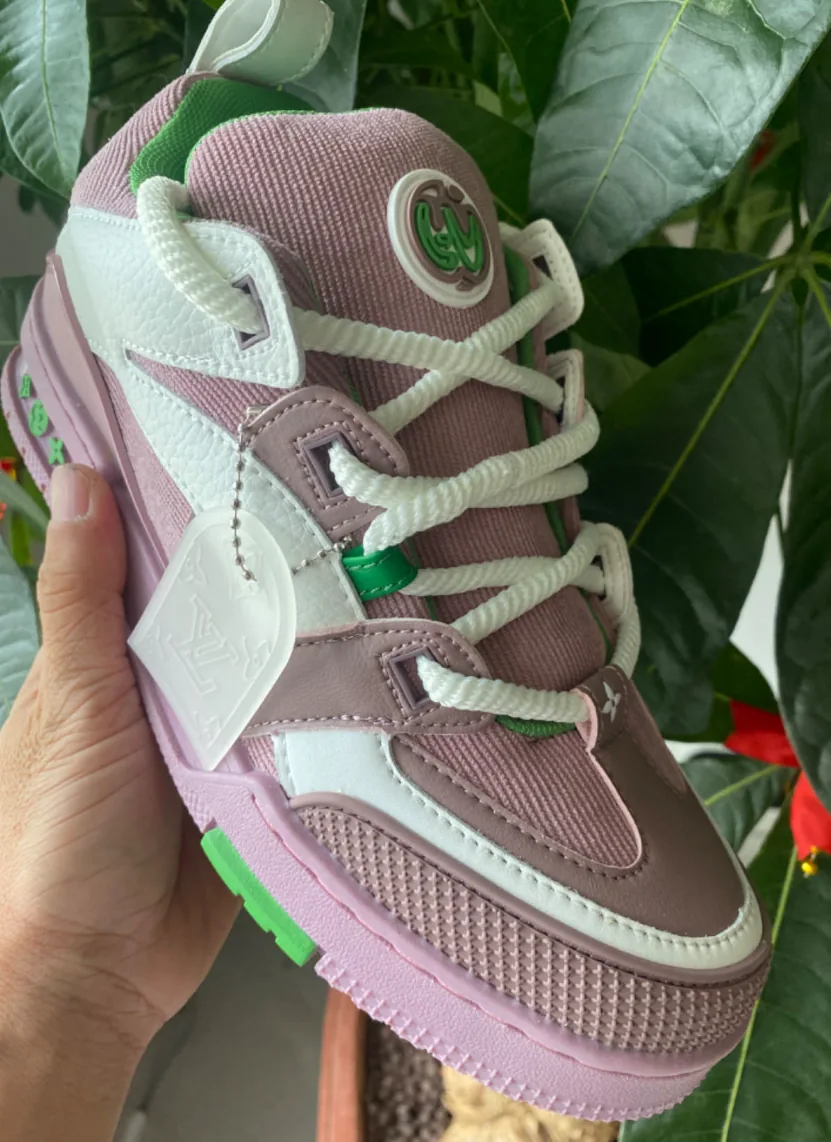 Louis Vuitton Round-Toe Sneakers — supplied photograph 5