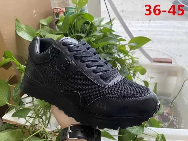 Louis Vuitton Run Away Sneaker — Black — supplied view