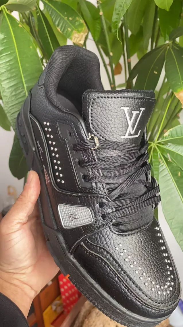 Louis Vuitton Studded Sneakers — supplied photograph 9