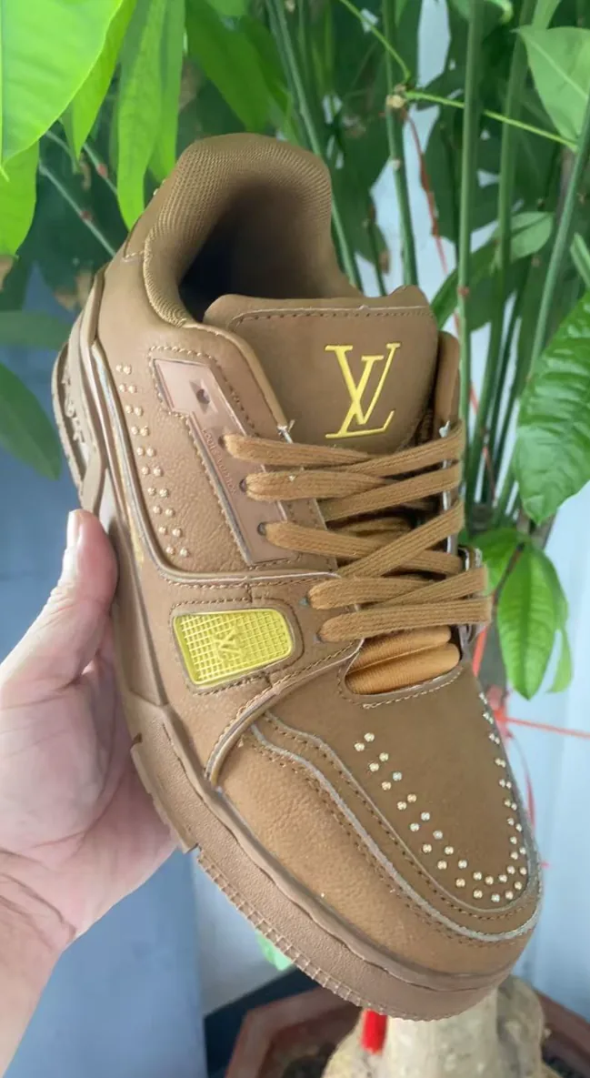 Louis Vuitton Studded Sneakers — supplied photograph 5