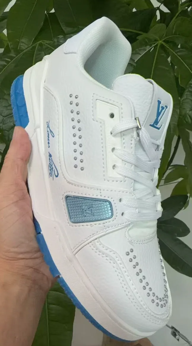 Louis Vuitton Studded Sneakers — supplied photograph 1