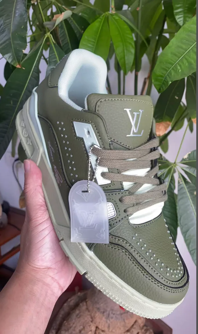 Louis Vuitton Studded Sneakers — supplied photograph 7