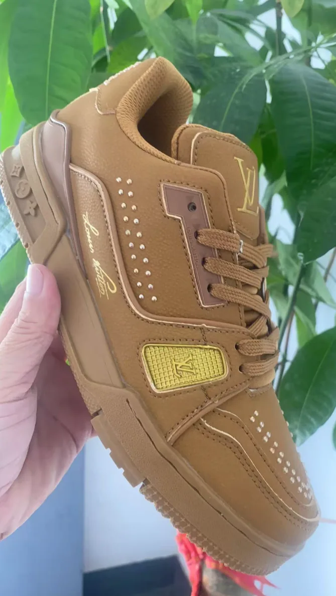 Louis Vuitton Studded Sneakers — supplied photograph 4