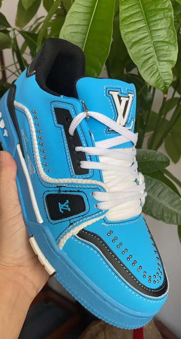 Louis Vuitton Studded Sneakers — supplied photograph 11