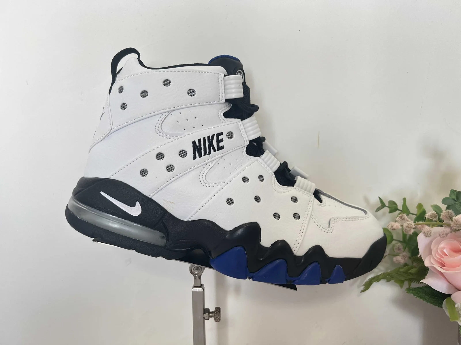 Nike Air Max2 CB '94 — White / Black / Royal Blue — supplied view