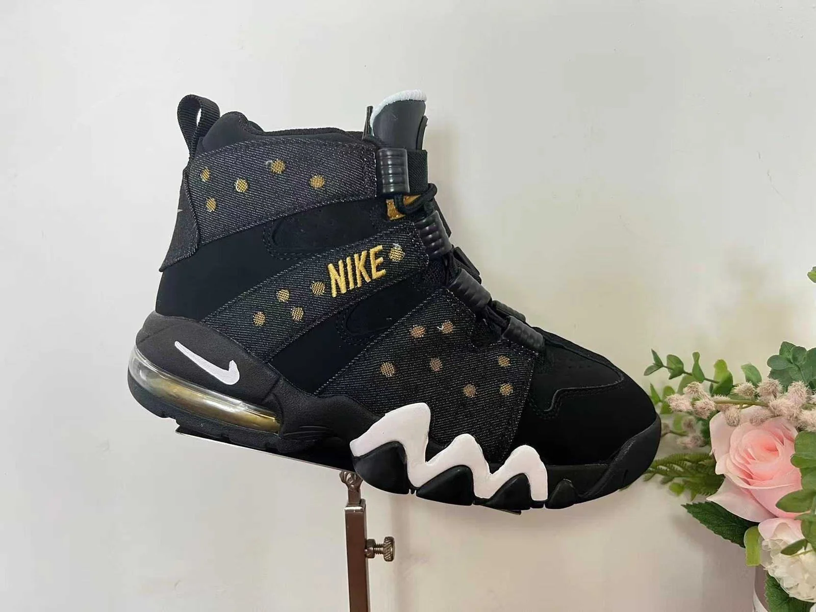Nike Air Max2 CB '94 — Black / Gold / White — supplied view