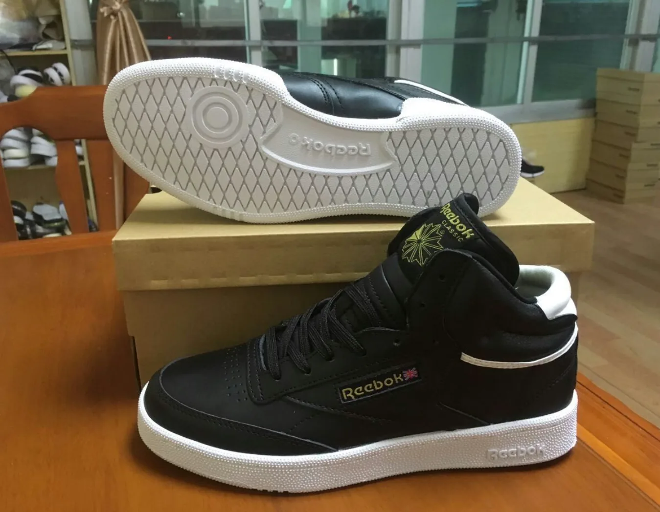 Reebok 35th Anniversary High-Top Sneakers — supplied photograph 3