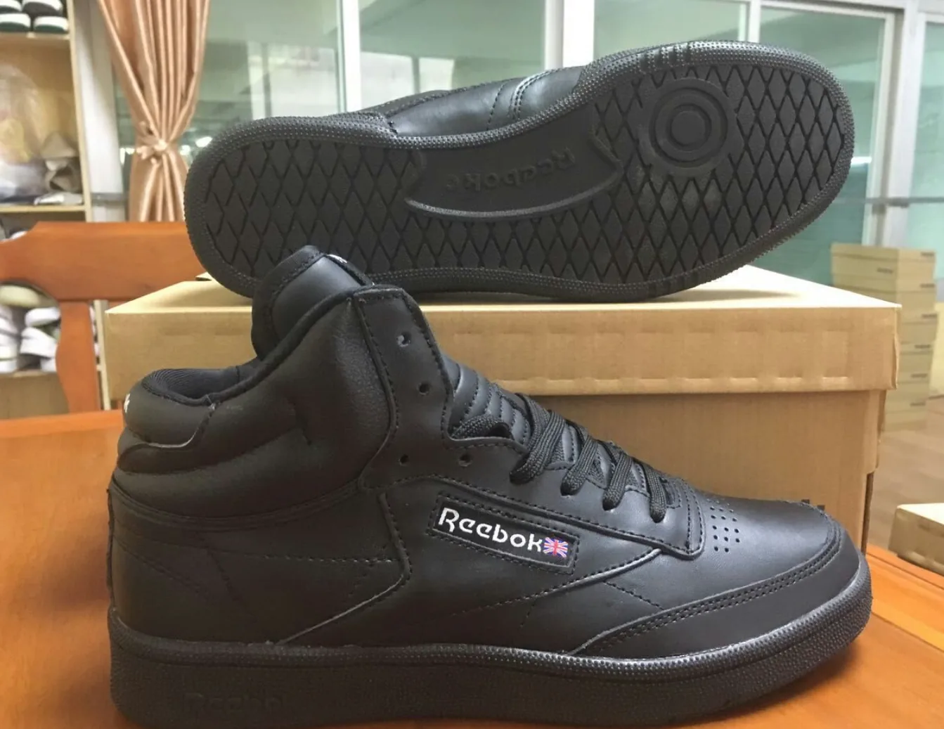 Reebok 35th Anniversary High-Top Sneakers — supplied photograph 1