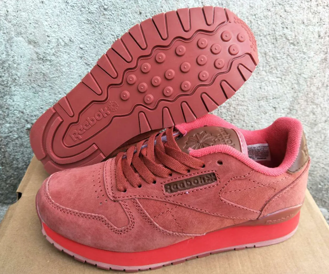 Reebok Classic Retro Pigskin Nubuck Sneakers — supplied photograph 2