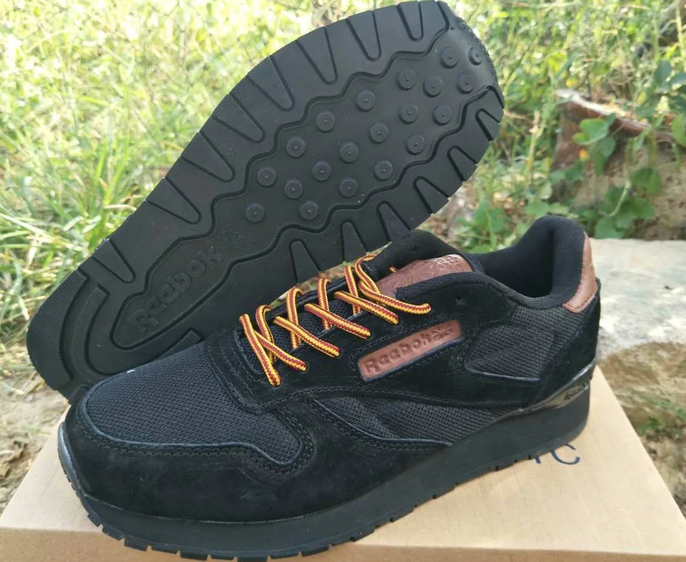 Reebok Classic Retro Pigskin Nubuck Sneakers — supplied photograph 6