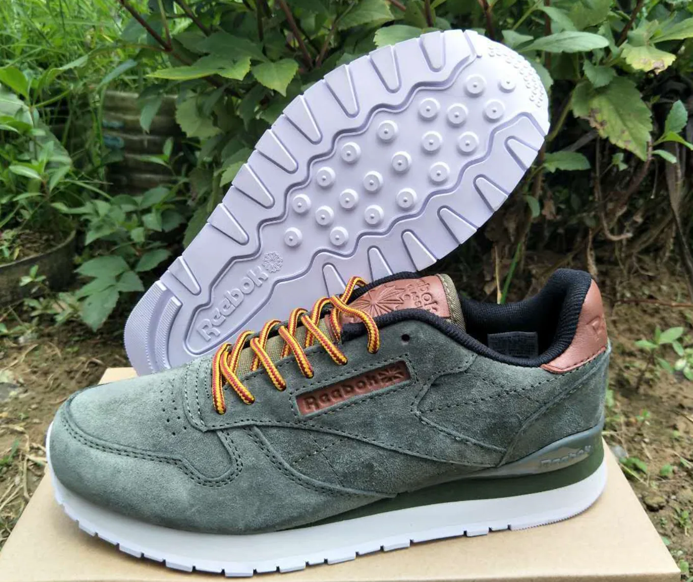 Reebok Classic Retro Pigskin Nubuck Sneakers — supplied photograph 10