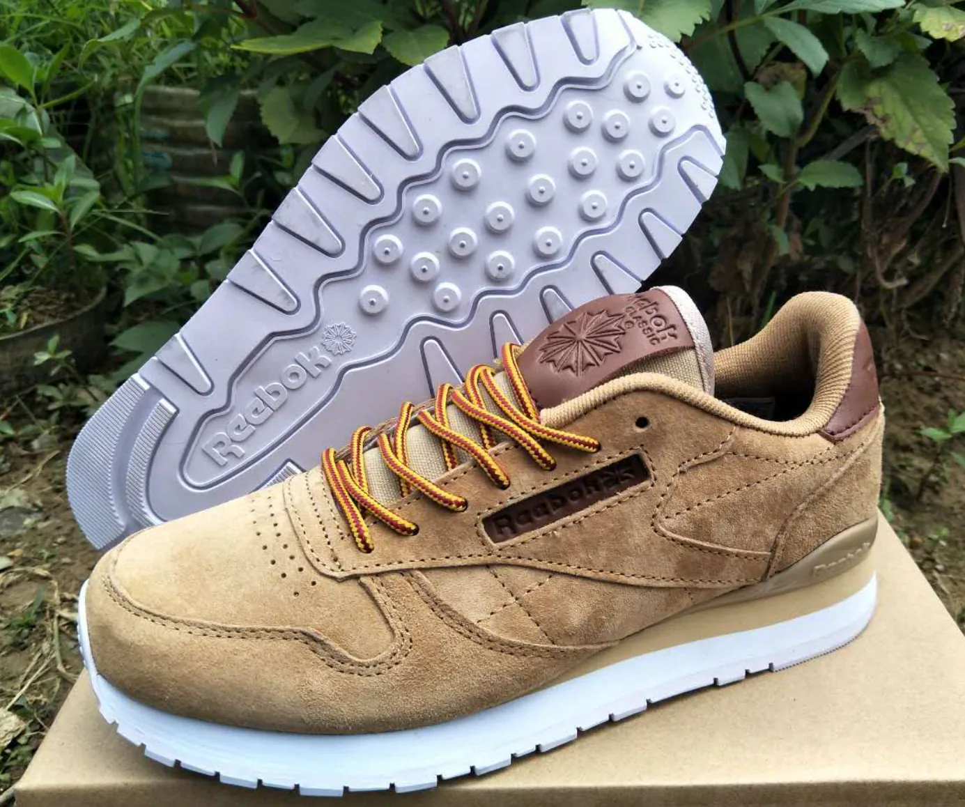 Reebok Classic Retro Pigskin Nubuck Sneakers — supplied photograph 9