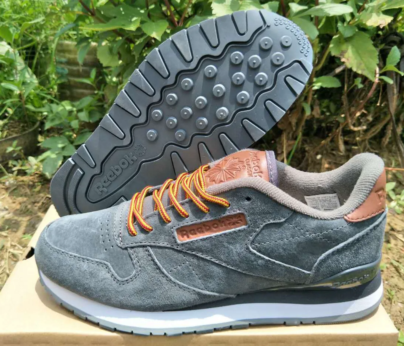 Reebok Classic Retro Pigskin Nubuck Sneakers — supplied photograph 8