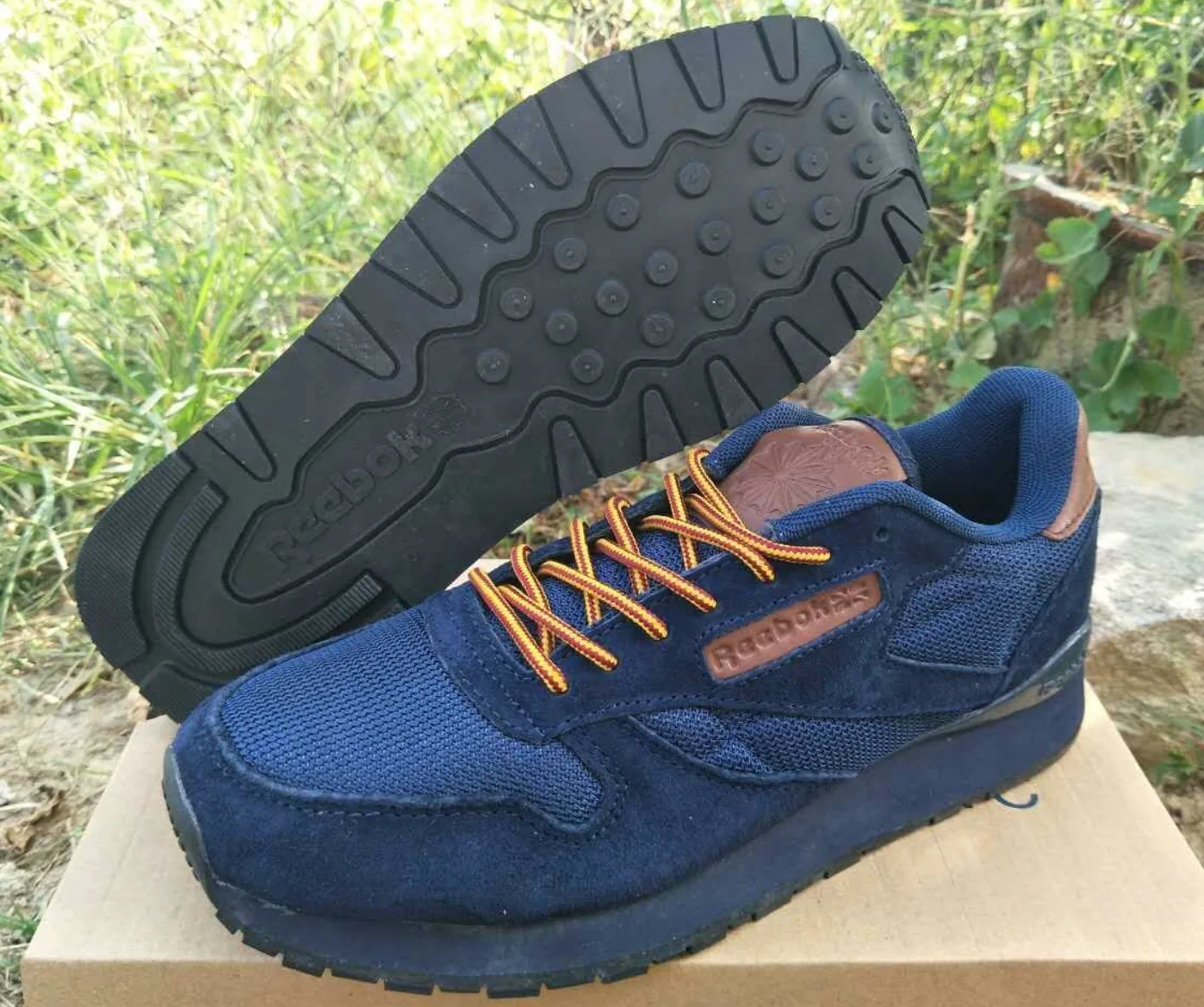 Reebok Classic Retro Pigskin Nubuck Sneakers — supplied photograph 3