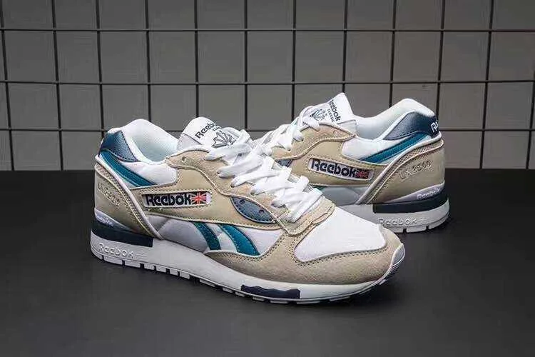 Reebok LX8500 — Cream / Blue — supplied view