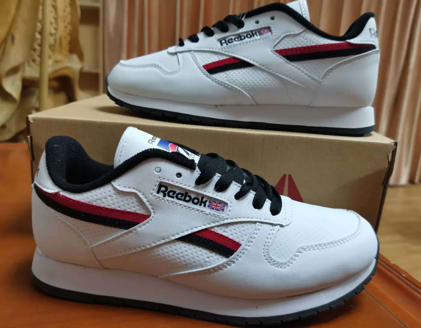 Reebok Webbing-Detail Sneakers — supplied photograph 4