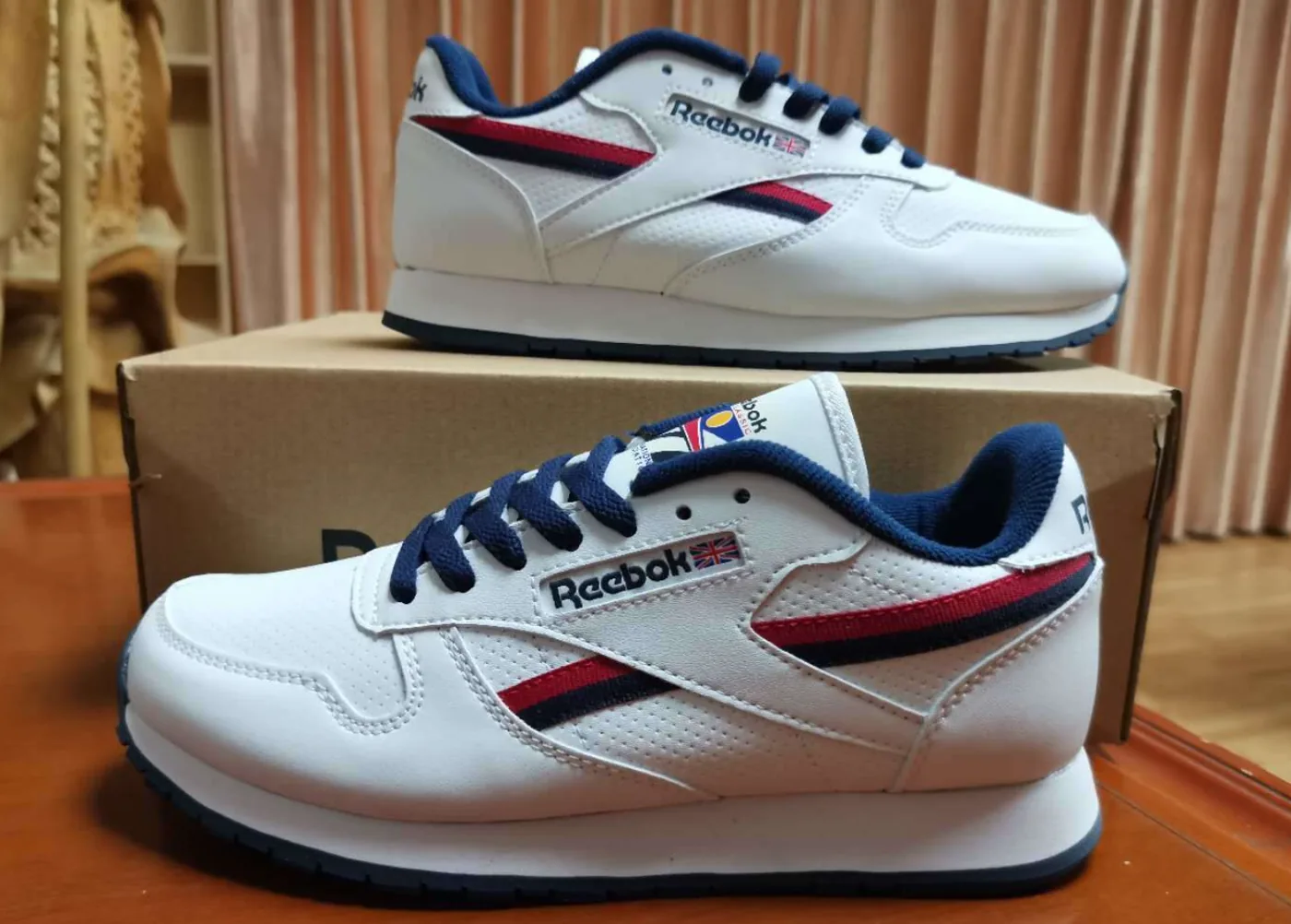 Reebok Webbing-Detail Sneakers — supplied photograph 1
