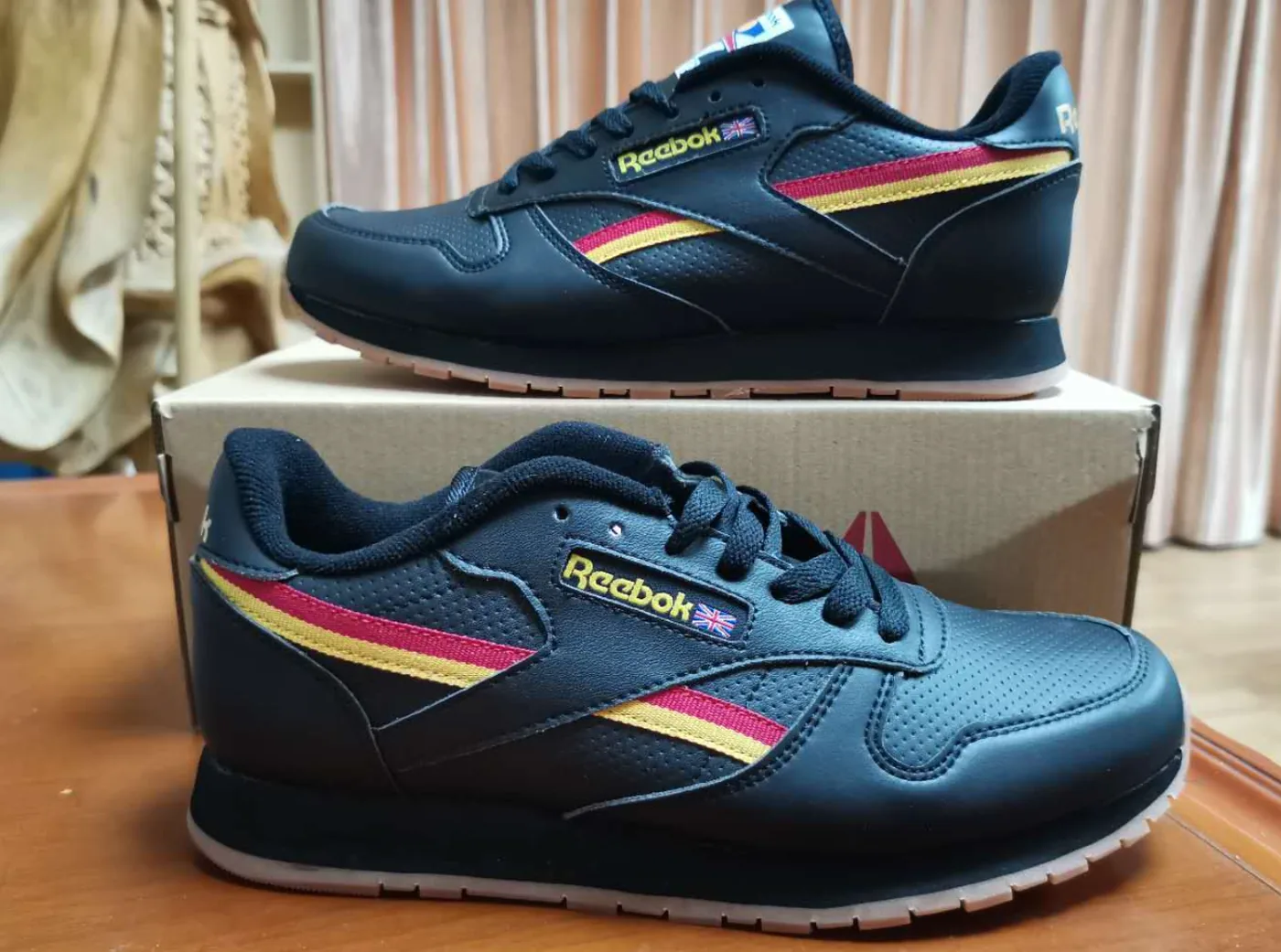 Reebok Webbing-Detail Sneakers — supplied photograph 2