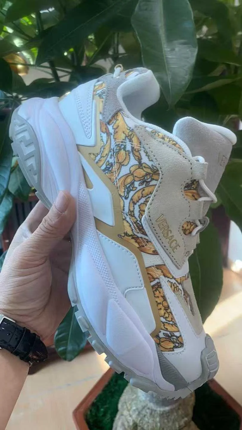 Versace Chain Reaction Sneakers — supplied view