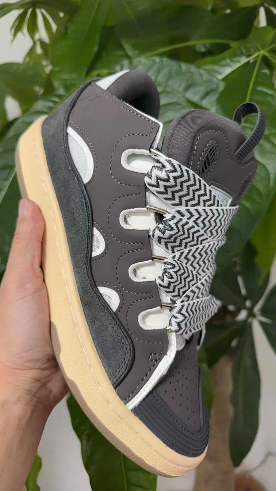 Lanvin Curb Sneakers — supplied view