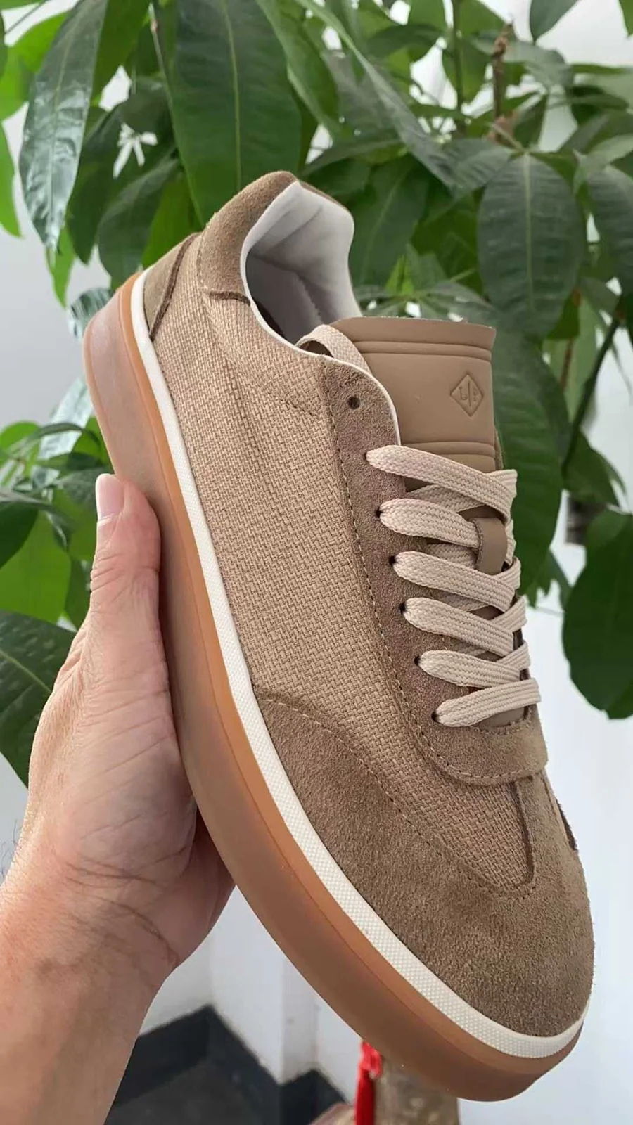 Loro Piana Tennis Walk Sneakers — supplied view