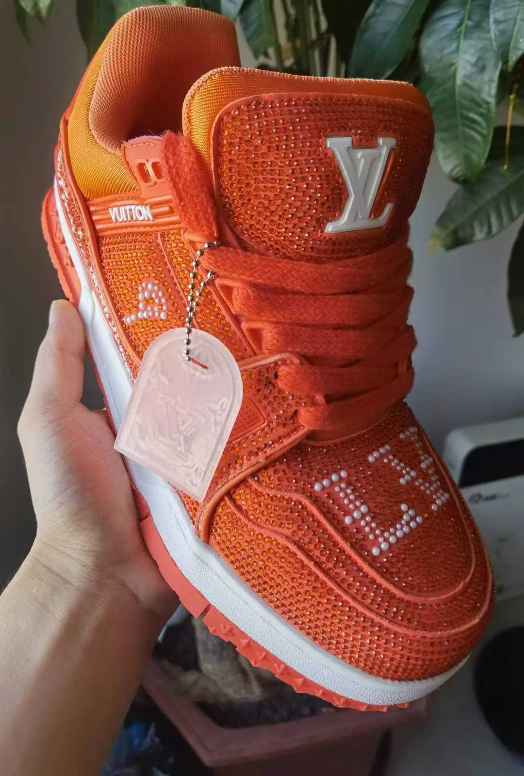 Louis Vuitton LV Trainer Maxi Sneaker — White — supplied view